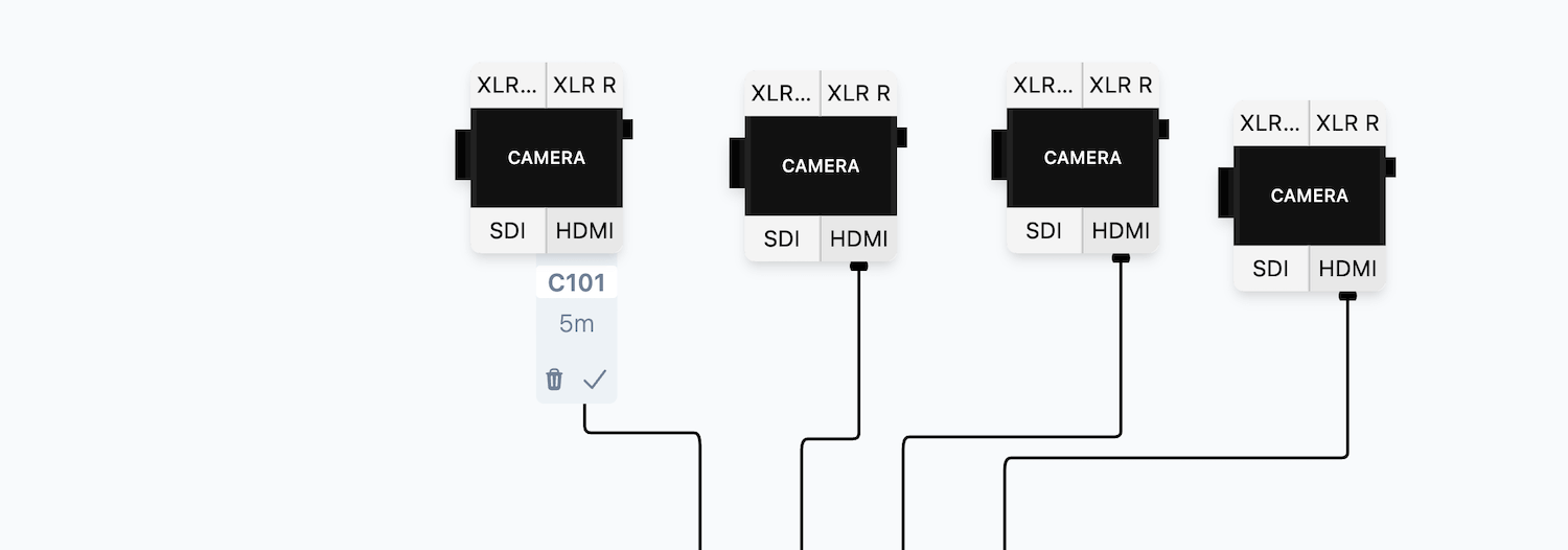 Creating a new cable with a label